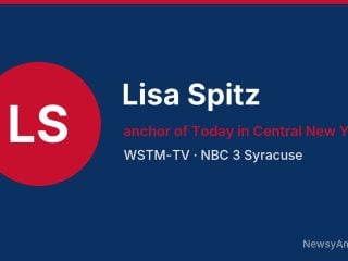 Lisa Spitz, anchor of Today in Central New York, WSTM-TV