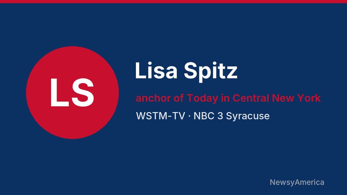 Lisa Spitz – WSTM-TV, Syracuse