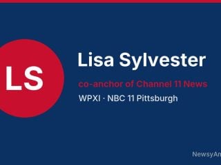Lisa Sylvester, co-anchor of Channel 11 News, WPXI