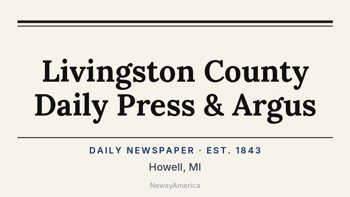 Livingston County Daily Press & Argus – Howell, MI