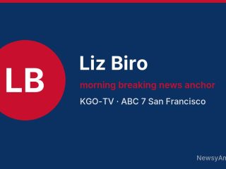 Liz Biro, morning breaking news anchor, KGO-TV