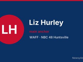 Liz Hurley, main anchor, WAFF