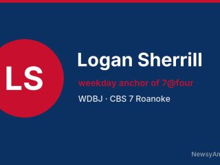 Logan Sherrill, weekday anchor of 7@four, WDBJ