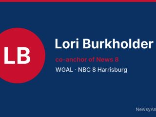 Lori Burkholder, co-anchor of News 8, WGAL