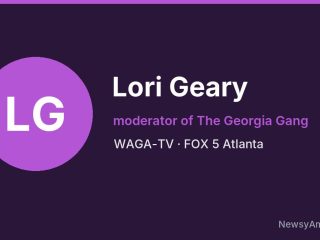 Lori Geary, moderator of The Georgia Gang, WAGA-TV