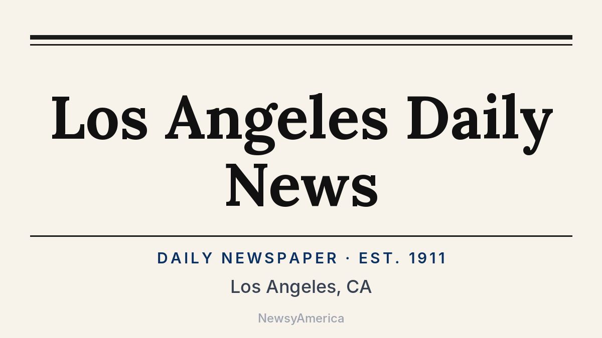 Los Angeles Daily News – California