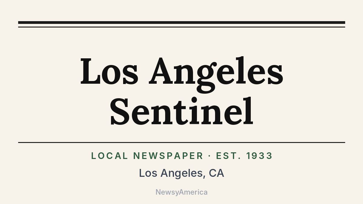 Los Angeles Sentinel – California