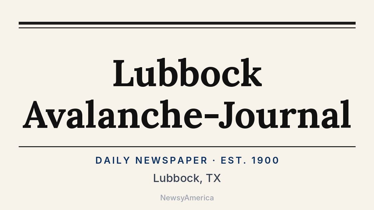 Lubbock Avalanche-Journal – Texas