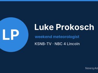 Luke Prokosch, weekend meteorologist, KSNB-TV