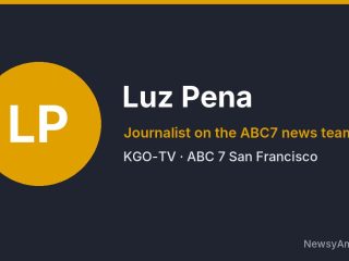 Luz Pena, Journalist on the ABC7 news team, KGO-TV