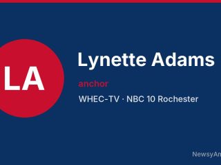 Lynette Adams, anchor, WHEC-TV