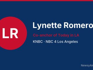 Lynette Romero, Co-anchor of Today in LA, KNBC