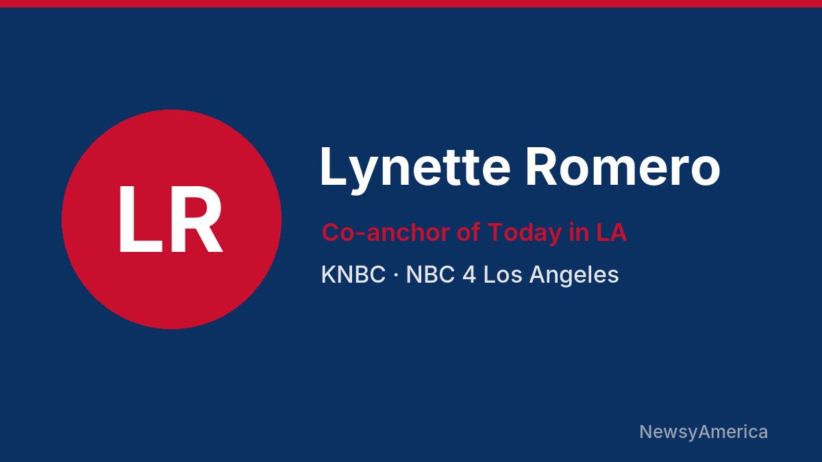 Lynette Romero – KNBC, Los Angeles