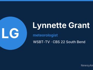 Lynnette Grant, meteorologist, WSBT-TV