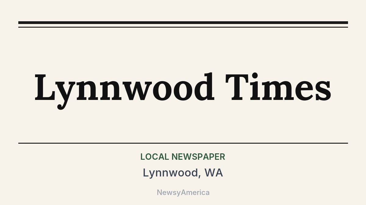 Lynnwood Times – Lynnwood, WA