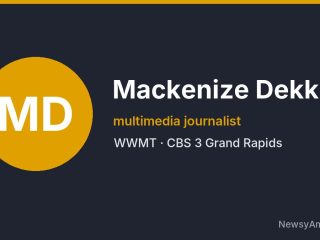 Mackenize Dekker, multimedia journalist, WWMT