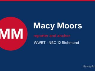 Macy Moors, reporter and anchor, WWBT