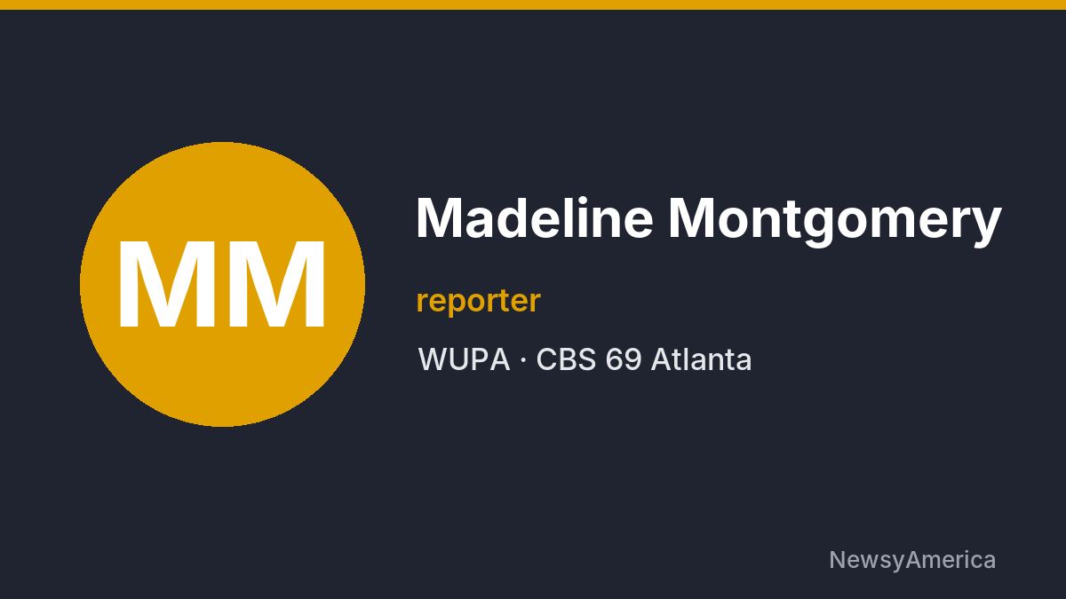 Madeline Montgomery – WUPA, Atlanta