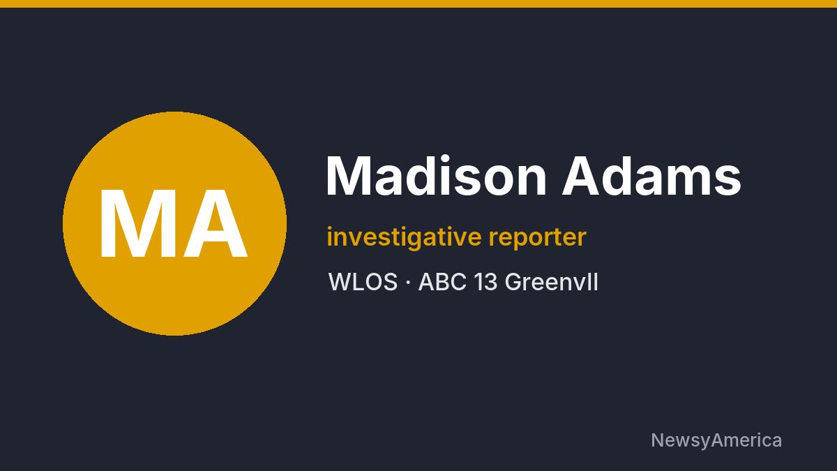Madison Adams – WLOS, Greenvll