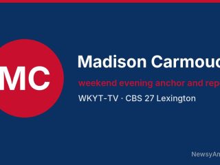 Madison Carmouche, weekend evening anchor and reporter, WKYT-TV