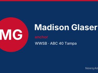 Madison Glaser, anchor, WWSB
