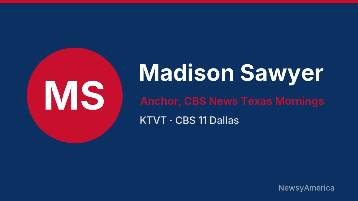 Madison Sawyer – KTVT, Dallas
