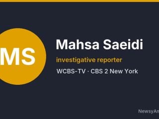 Mahsa Saeidi, investigative reporter, WCBS-TV