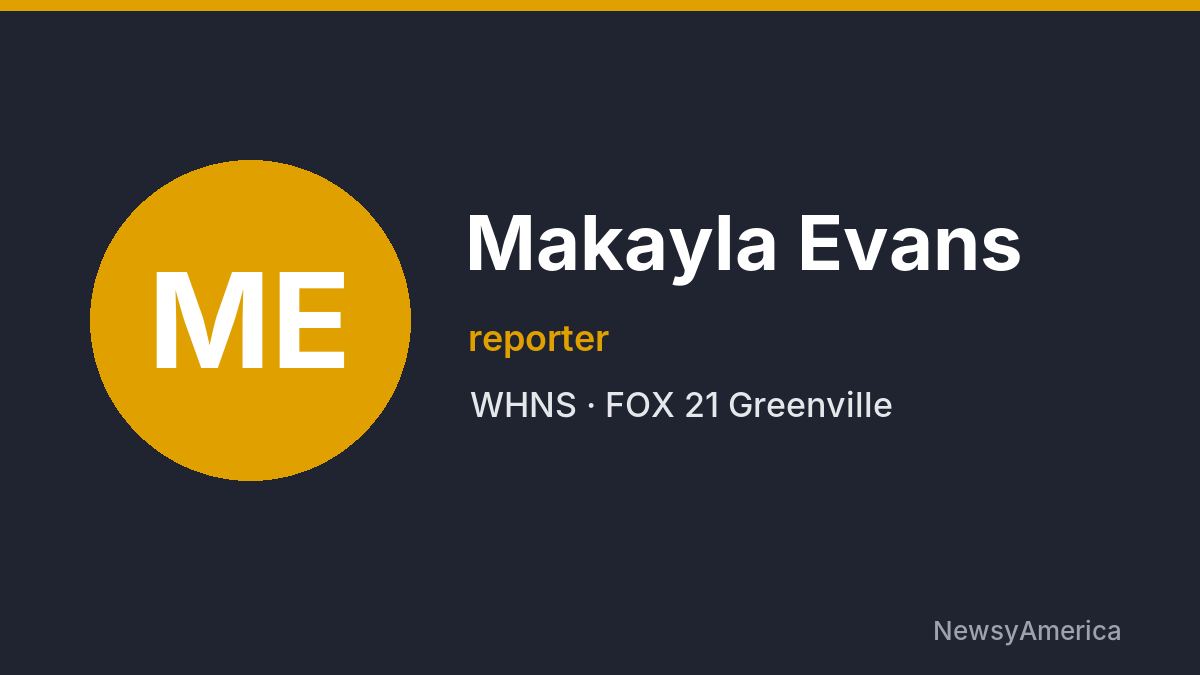 Makayla Evans – WHNS, Greenville
