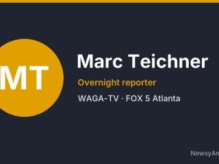Marc Teichner, Overnight reporter, WAGA-TV