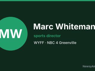 Marc Whiteman, sports director, WYFF