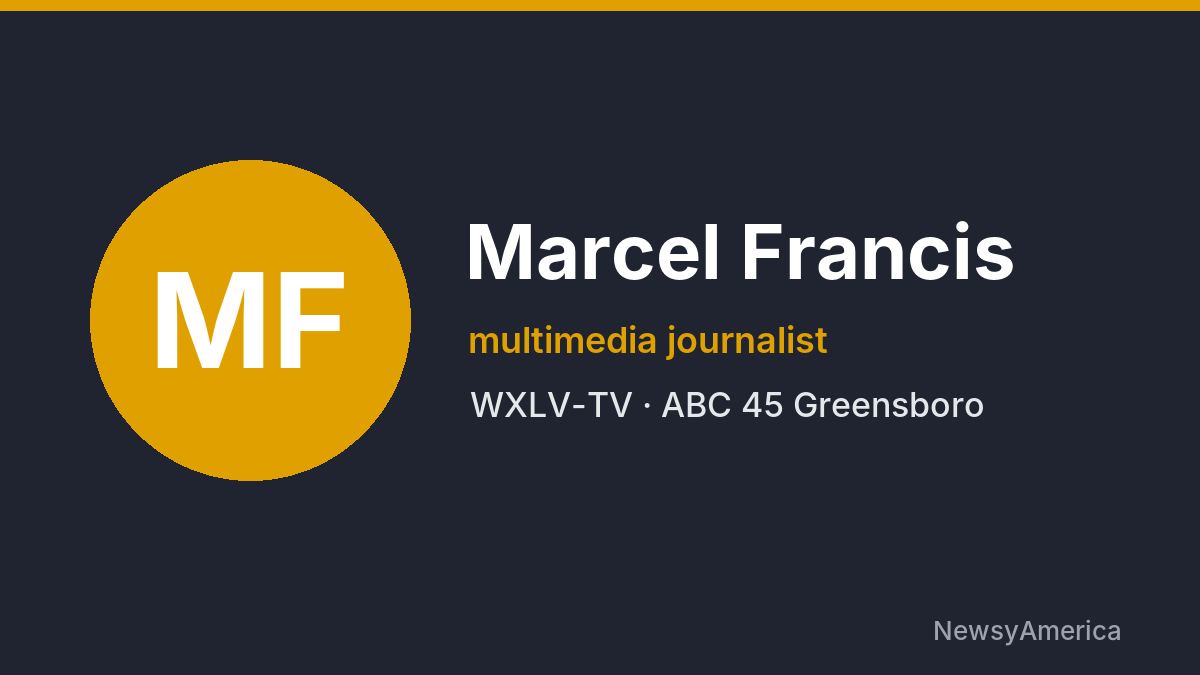Marcel Francis – WXLV-TV, Greensboro