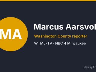 Marcus Aarsvold, Washington County reporter, WTMJ-TV