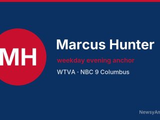 Marcus Hunter, weekday evening anchor, WTVA