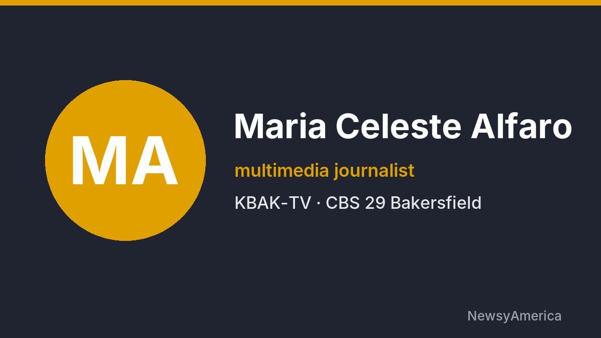 Maria Celeste Alfaro – KBAK-TV, Bakersfield