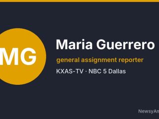 Maria Guerrero, general assignment reporter, KXAS-TV
