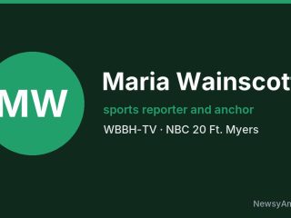 Maria Wainscott, sports reporter and anchor, WBBH-TV