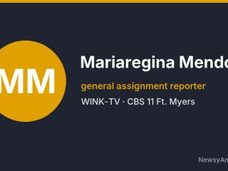 Mariaregina Mendoza, general assignment reporter, WINK-TV