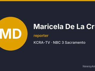 Maricela De La Cruz, reporter, KCRA-TV