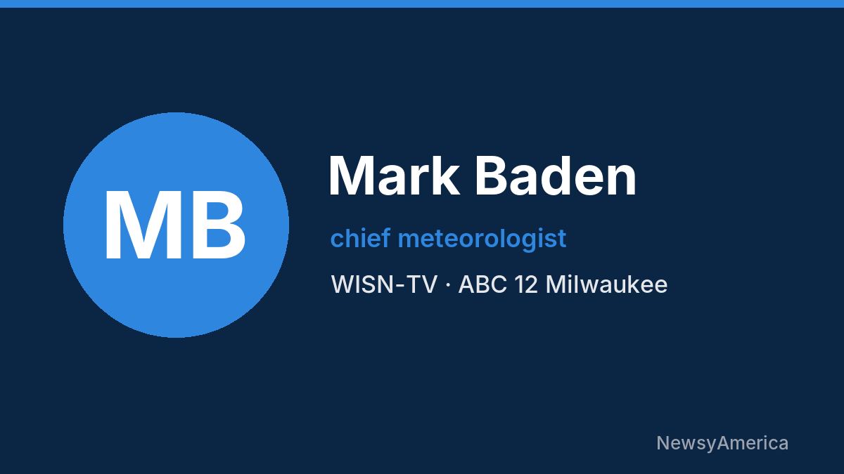 Mark Baden – WISN-TV, Milwaukee