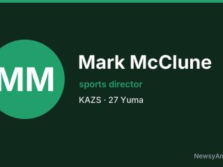 Mark McClune, sports director, KAZS