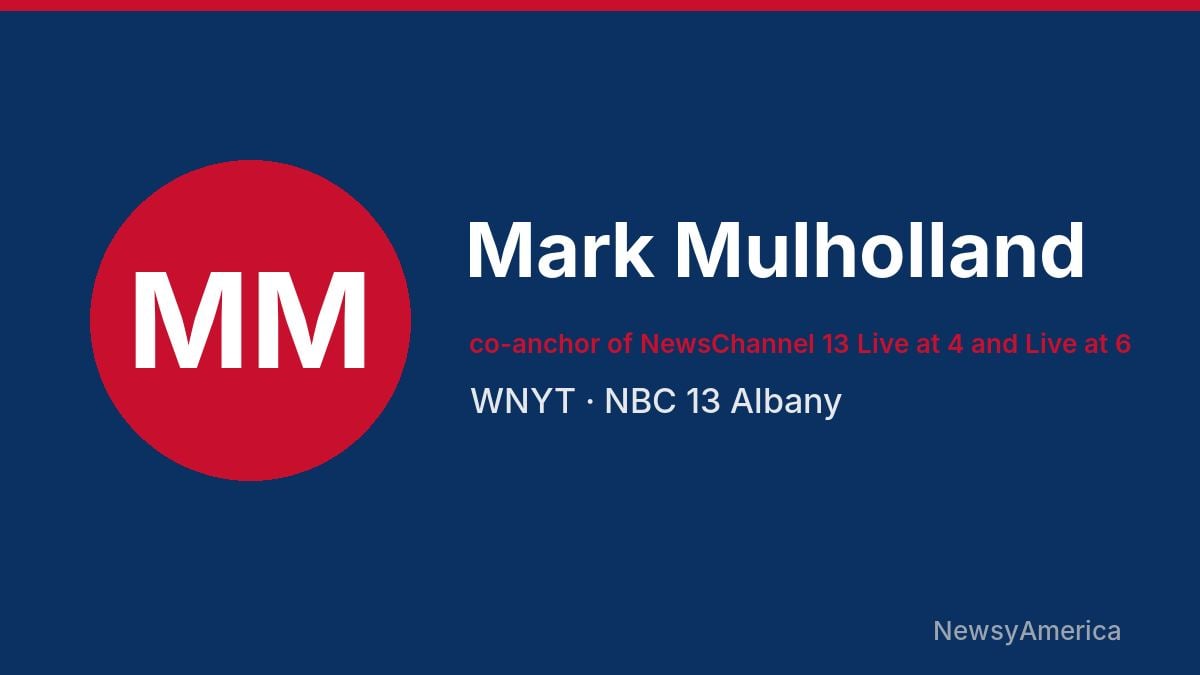 Mark Mulholland – WNYT, Albany