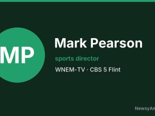 Mark Pearson, sports director, WNEM-TV