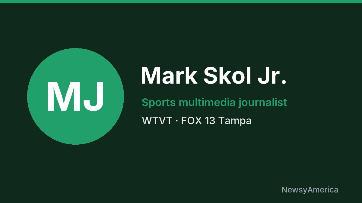 Mark Skol Jr. – WTVT, Tampa