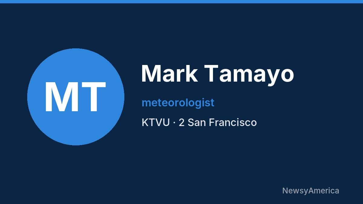 Mark Tamayo – KTVU, San Francisco