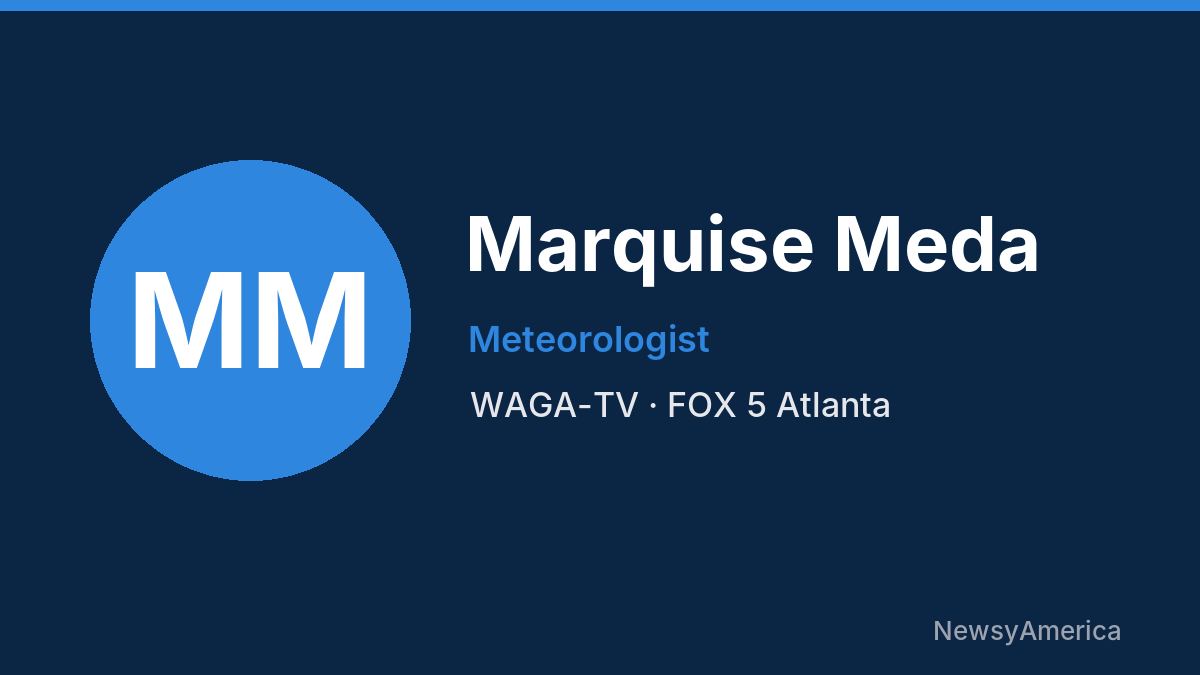 Marquise Meda – WAGA-TV, Atlanta