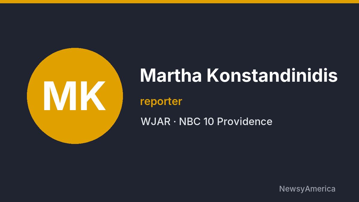 Martha Konstandinidis – WJAR, Providence