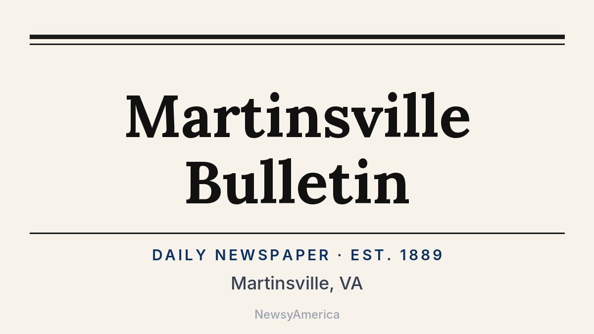 Martinsville Bulletin – Virginia