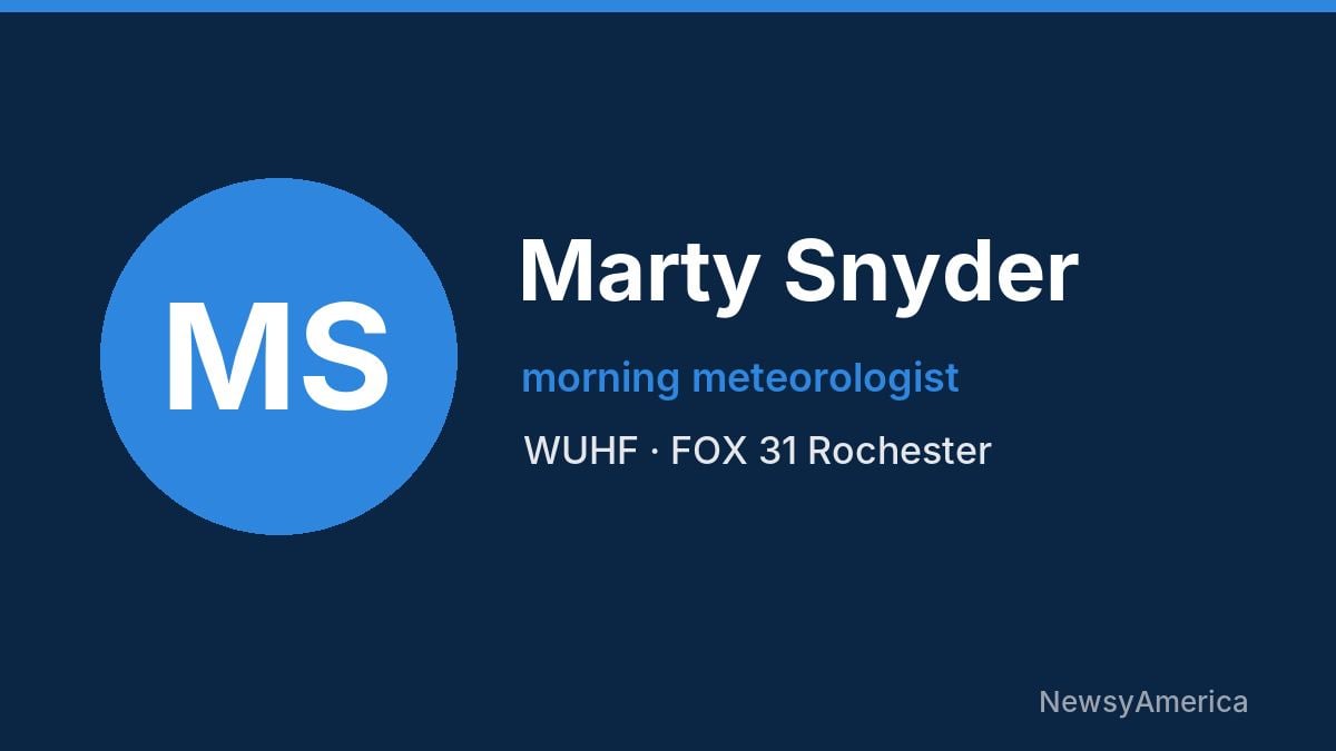 Marty Snyder – WUHF, Rochester