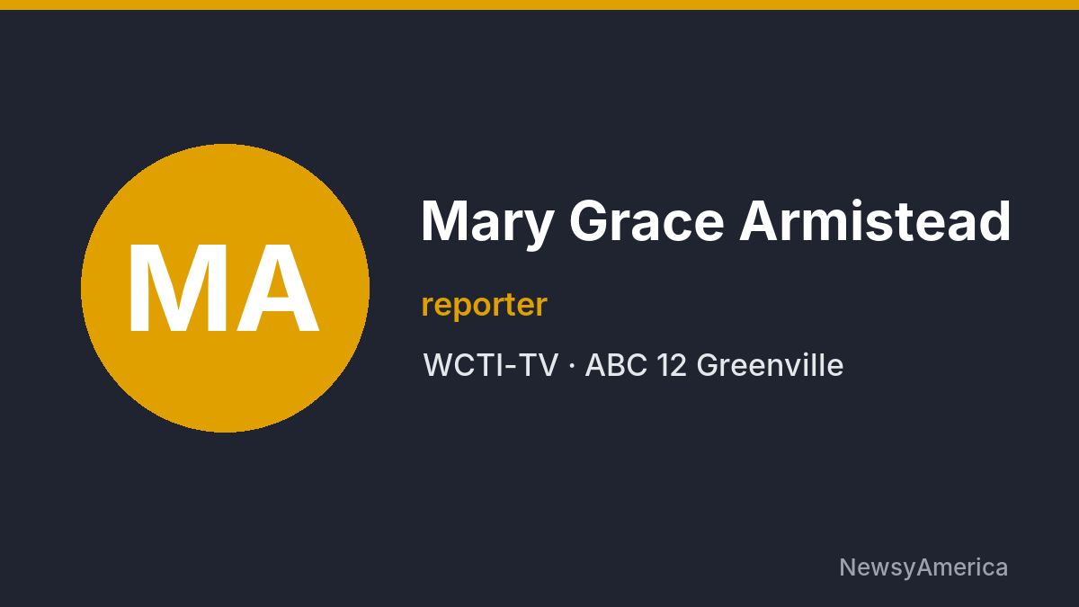 Mary Grace Armistead – WCTI-TV, Greenville