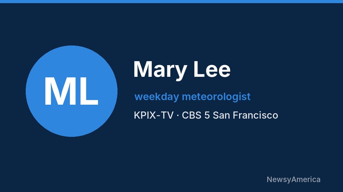 Mary Lee – KPIX-TV, San Francisco